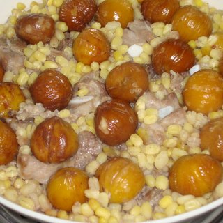 绿豆板栗蒸排骨