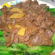 蚝油芥兰炒牛肉