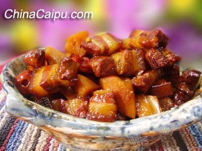 莲藕红烧肉