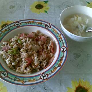 培根饭(中国做法)