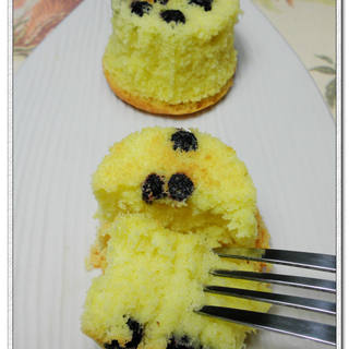 蓝莓海绵小蛋糕