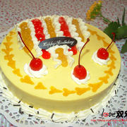 芒果冻芝士蛋糕