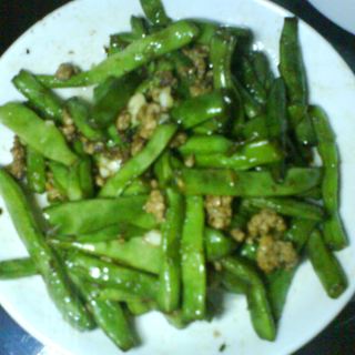 肉末烧芸豆