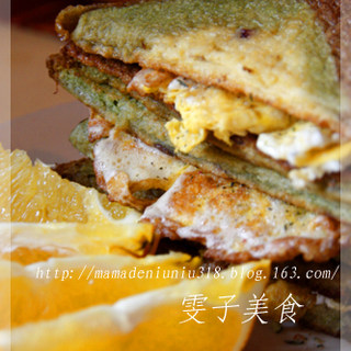 土司煎蛋三明治