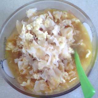 酸辣银耳鸡蛋汤