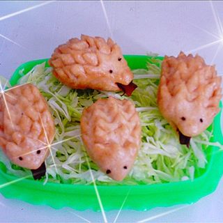 巧克力刺猬馒头