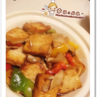 蒜香蚝味豆腐煲