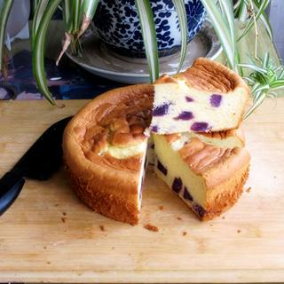 紫薯酸奶戚风蛋糕