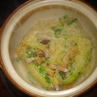 瑶柱节瓜粉丝煲