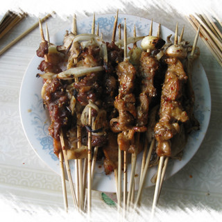 自制烤羊肉串