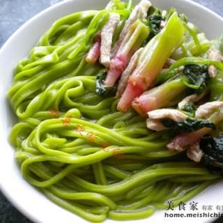 菠菜肉丝面