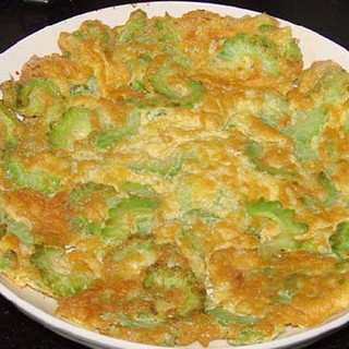 苦瓜鸡蛋饼