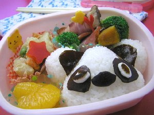 熊猫爱心小便当