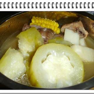 节瓜玉米排骨汤