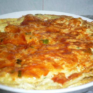 鸡肉土豆丝蛋饼