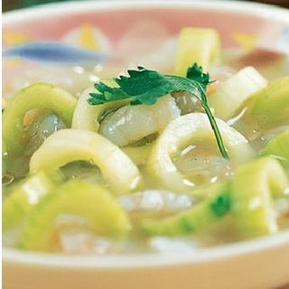 丝瓜鲜虾汤