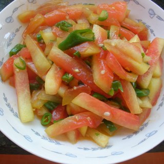 爆炒酸辣西瓜皮