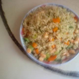 荷叶茶香炒米饭