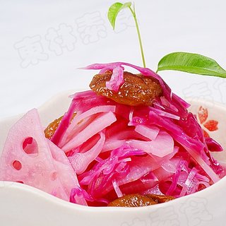 话梅紫甘蓝醋渍藕片