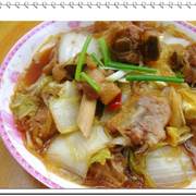 大白菜粉条炖鸭