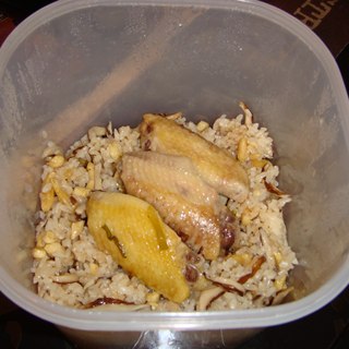 香菇鸡翅饭