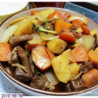 土豆胡萝卜炖牛腩