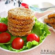 芝麻薏米南瓜饼