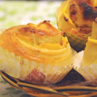 芝士培根面包卷