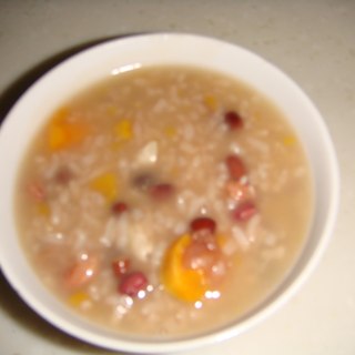 红豆红薯花生粥