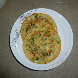 蔬菜蛋饼