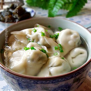 荠菜鲜肉饺子