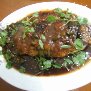 酱汁烧阳干鲫鱼
