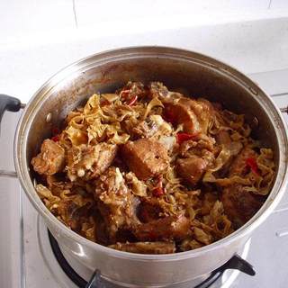 排骨酱烧竹笋衣