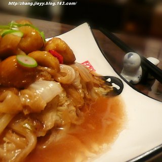 上汤栗子扒白菜