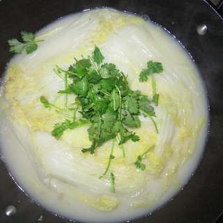 娃娃菜豆腐鱼头汤