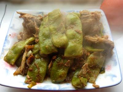 脊骨炖豆角