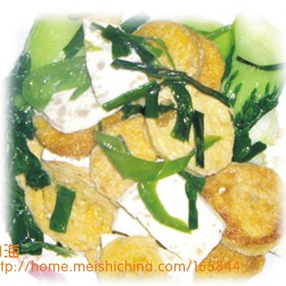 素鸡炒香豆腐