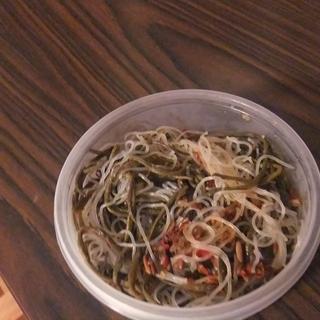 凉拌豆角干和粉丝