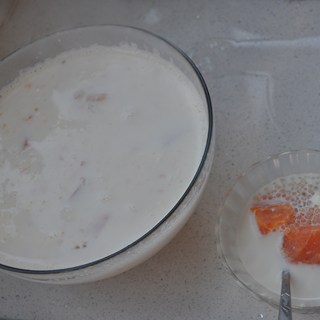 木瓜牛奶西米露