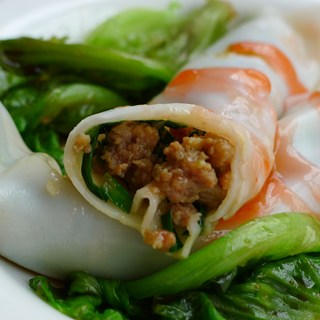 猪肉韭菜卷筒粉