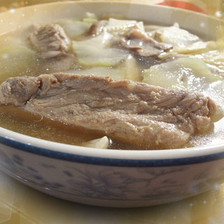 翡翠头排骨煲汤