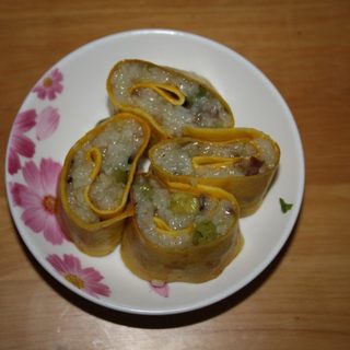 蛋卷腊味八宝饭