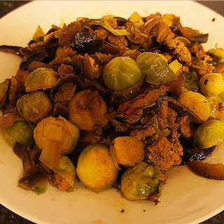 葱香甘蓝炒羊肉