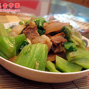 咸肉炒猪乸菜