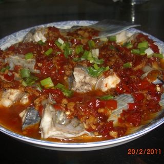 剁椒蒸鱼尾