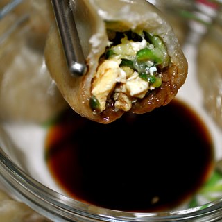 西葫芦鸡蛋蒸饺