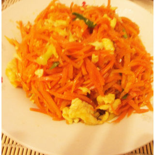 胡萝卜炒鸡蛋