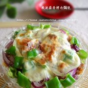 微波蒜香烤肉焗饭