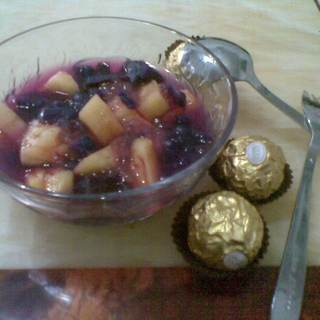 紫薯菠萝西米露