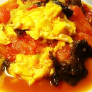 西红柿木耳炒鸡蛋